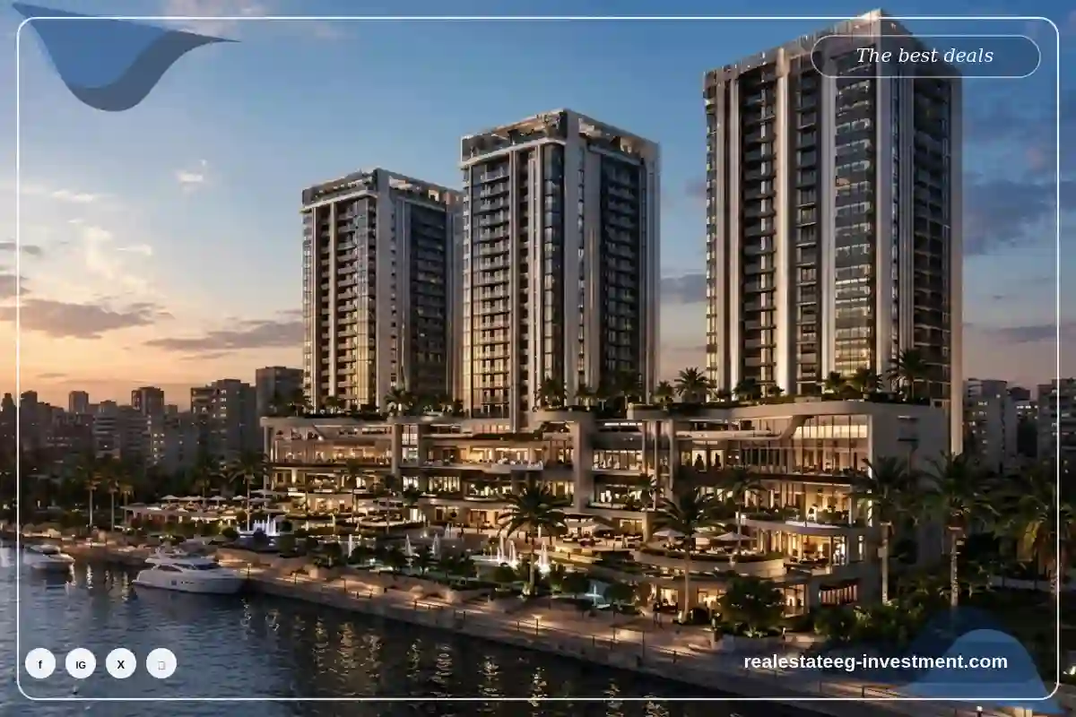 مميزات الاستثمار لمشروع جيزة داون تاون تاورز