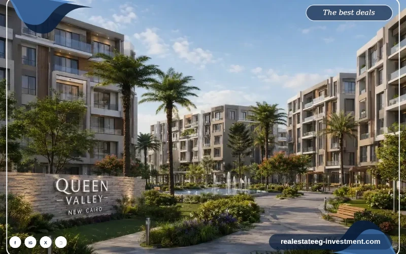 كمبوند كوين فالي التجمع الخامس Queen Valley New Cairo اسعار 2026